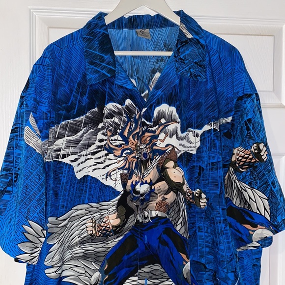 Vintage Anime Button Up shirt - Picture 3 of 5